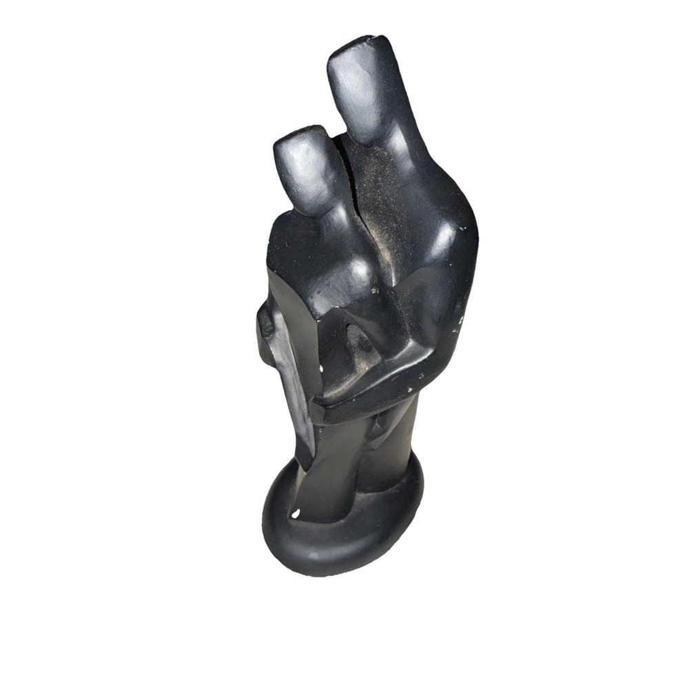 Black Alabaster "Hug" Man & Woman